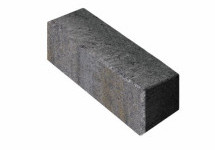 Облицовочный угловой вибропрессованный кирпич, Базальт