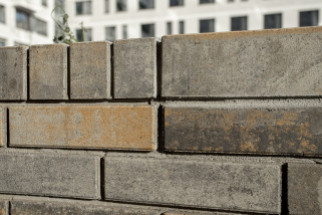 Облицовочный порядовочный вибропрессованый кирпич, Базальт