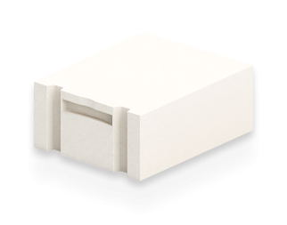 Газобетонный блок Поревит БП-400 D450 облегченный 625x400x250 мм