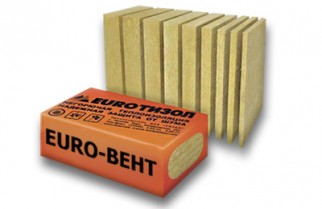 Плита минераловатная EURO-ВЕНТ В 100 кг/м³