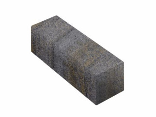 Облицовочный угловой вибропрессованый кирпич, Базальт