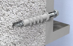 Крепежи для газоблока