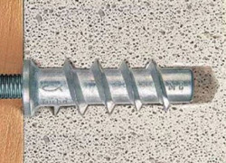 Крепежи для газоблока