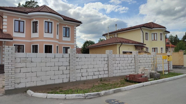 Забор из силикатного блока СППо-80, Шевелёв В.В.