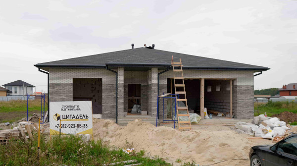 Дом из газобетонного блока , СК Цитадель