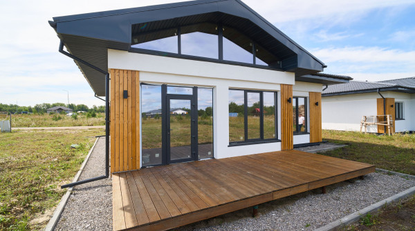 Дом из газобетонного блока БП-400 D400 , КП Новокаменский, ИП Гизбрехт А.А. (ГИКО)