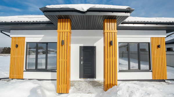 Коттедж из газобетонного блока БП-400 D400 ИП Гизбрехт А.А. (ГИКО)