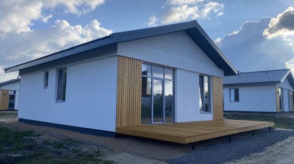 Дом из газобетонного блока БП-400 D400 , КП Новокаменский, ИП Гизбрехт А.А. (ГИКО)