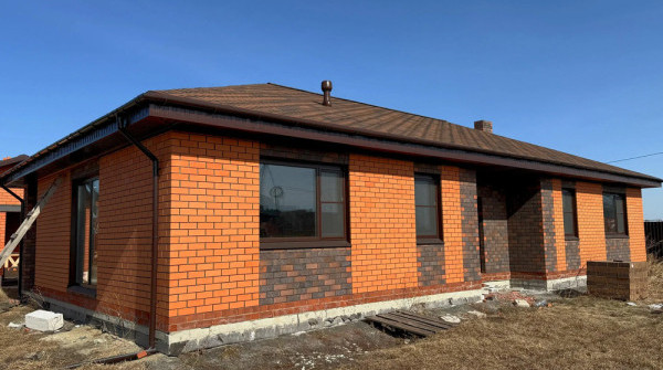 Дом из газобетонного блока БП-300 с утеплителем, ДомА 174