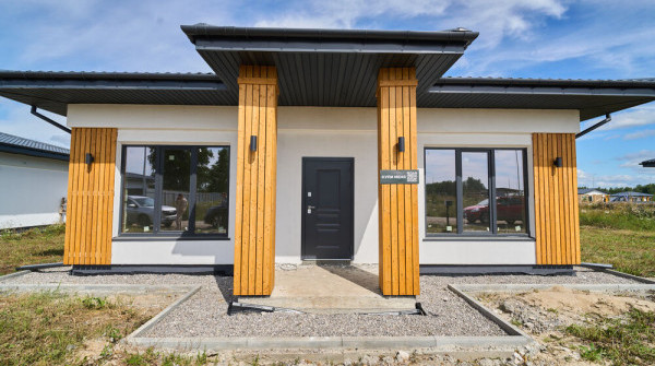 Дом из газобетонного блока БП-400 D400 , КП Новокаменский, ИП Гизбрехт А.А. (ГИКО)